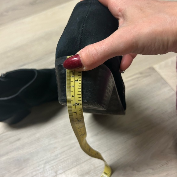 Vionic Ankle Boots Joy Serena Black Suede Womens Sz 11 Comfort Classic Tassels - Picture 13 of 13